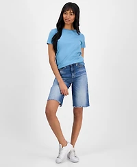 Boss Orange Women's Cotton Crewneck Short-Sleeve Tee