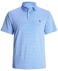 Polo Ralph Lauren Men's Big & Tall Airflow Stretch Striped Performance Polo Shirt