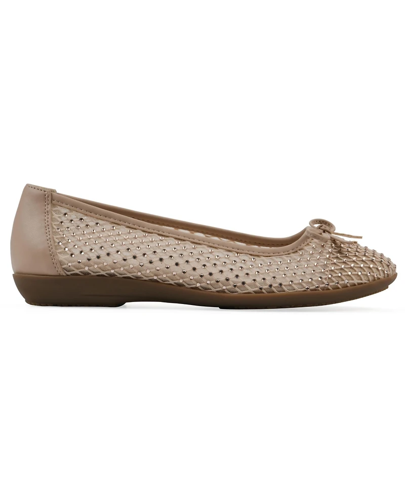 Cliffs by White Mountain Women's Carlicia Round Toe Ballet Flats