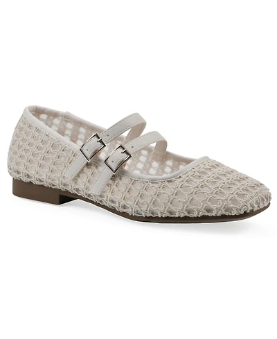 Cliffs by White Mountain Women's Besnik Mary Jane Round Toe Flats