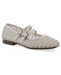 Cliffs by White Mountain Women's Besnik Mary Jane Round Toe Flats