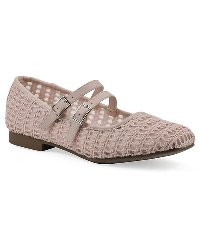 Cliffs by White Mountain Women's Besnik Mary Jane Round Toe Flats
