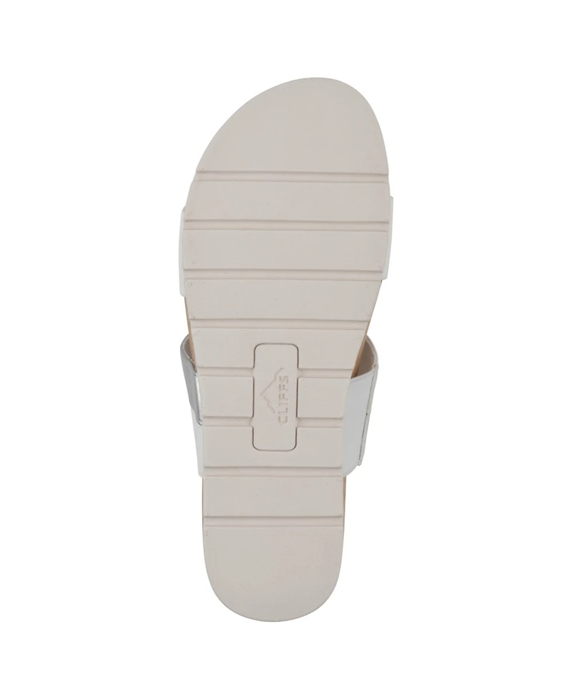 Cliffs by White Mountain Women's Tammy Slide Slip-On Sandals