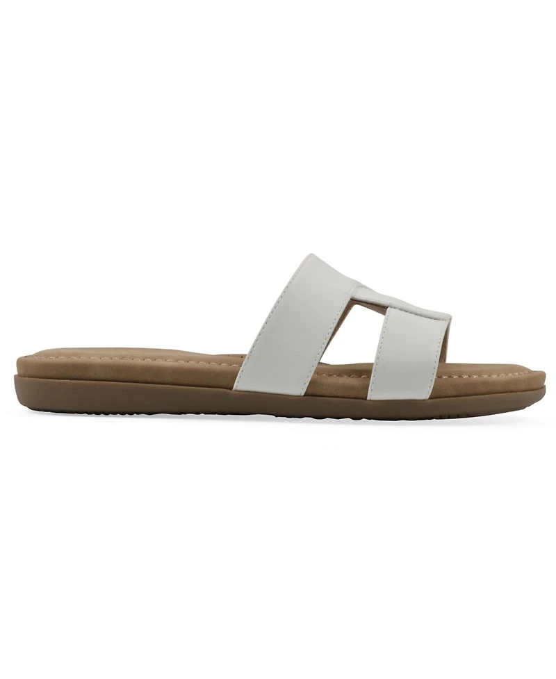Cliffs by White Mountain Women's Fraida Slide Slip-On Sandals