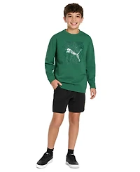 Puma X Tmnt Big Boys Relaxed Printed Sweatshirt