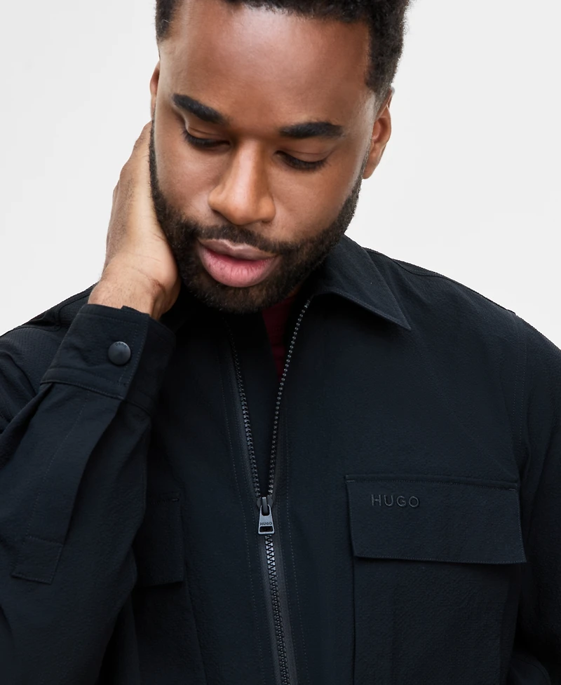 Hugo by Boss Men's Eselio Black Jacket