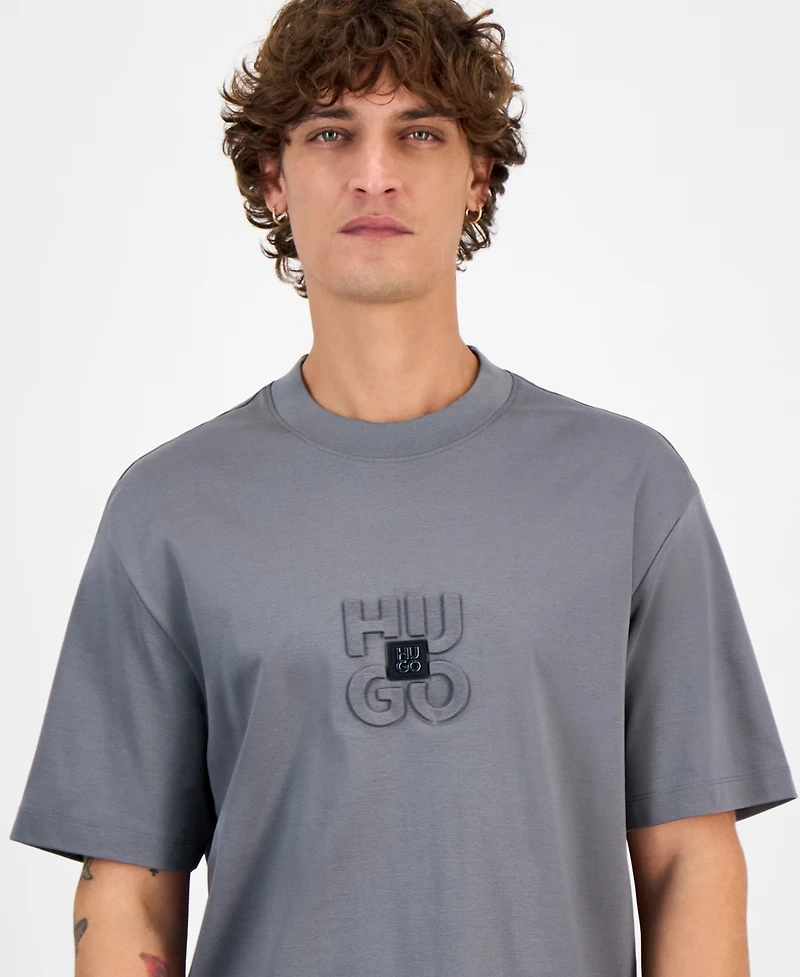 Hugo by Hugo Boss Men's Debostac Relaxed-Fit Logo Graphic T-Shirt