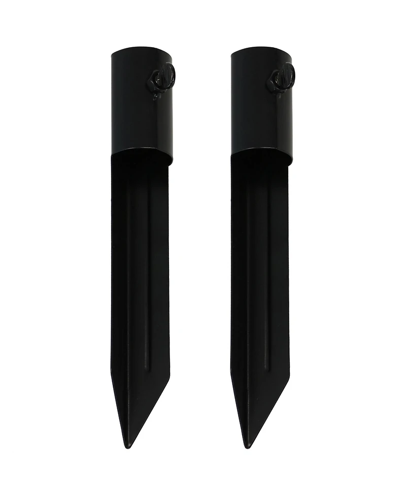 Outdoor Universal Steel Metal Ground Stake Accessory for Patio and Lawn Torches