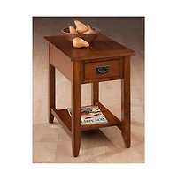 Mission Oak Chairside Table