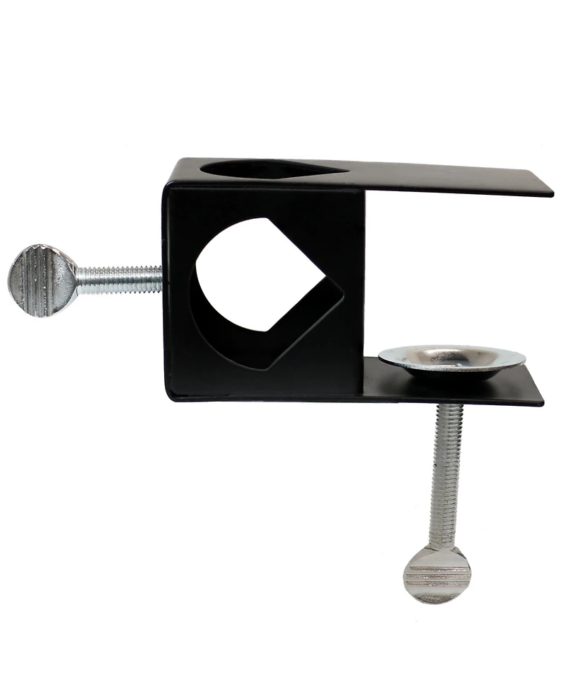 Outdoor Easy-to-Install Metal Patio Balcony Deck Railing Torch Lantern Light Clamp Set