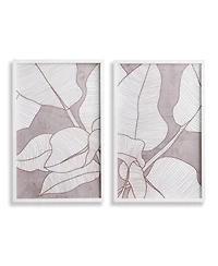 Palm Leaf Prints Set of 2
