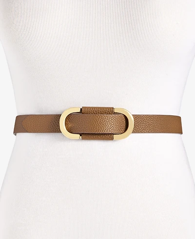 On 34th Pull-Through Skinny Belt, Exclusively at Macy's