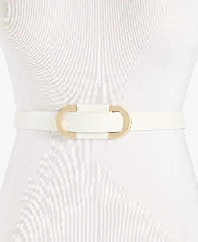 On 34th Pull-Through Skinny Belt, Exclusively at Macy's