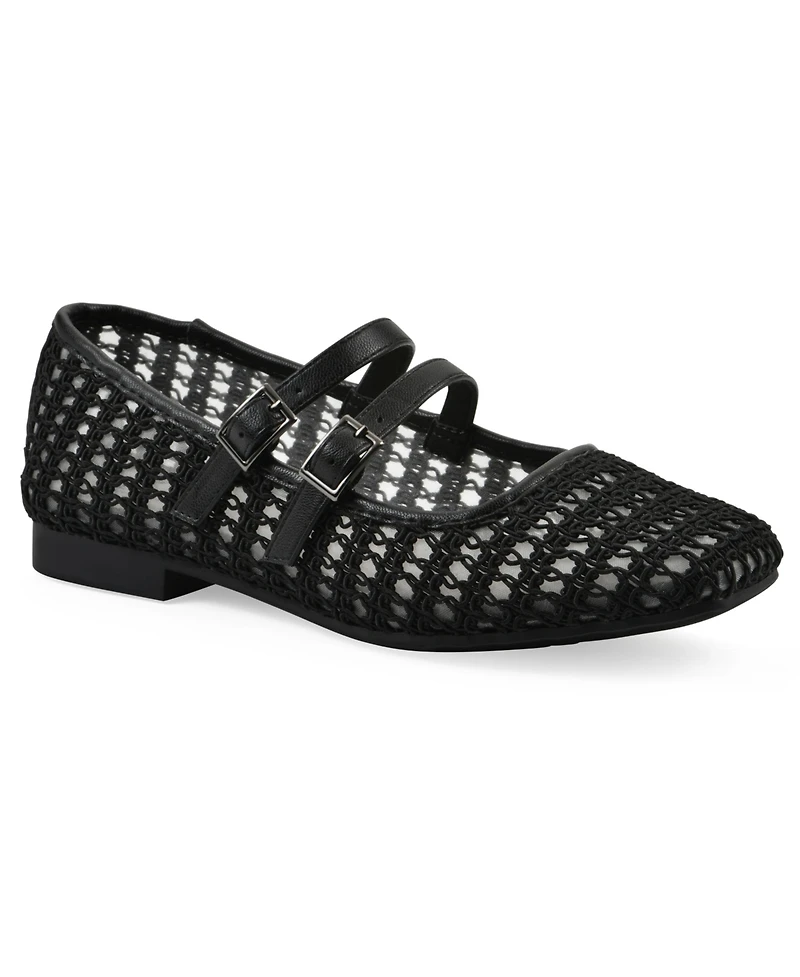 Cliffs by White Mountain Women's Besnik Mary Jane Round Toe Flats