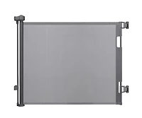 Sperric Retractable Baby Gate Gray for Stair and Doorway, 33" Tall Extends up to 55" Easy-to-Install Gray Retractable Mesh Baby Gate, Hardwa