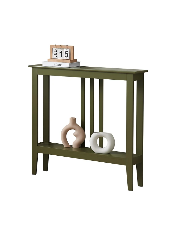 Kings Brand Furniture Entryway Table - Narrow Console with Storage Wood Tables for