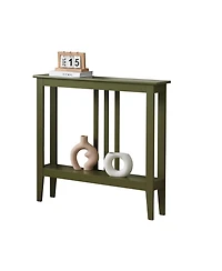 Kings Brand Furniture Entryway Table - Narrow Console with Storage Wood Tables for