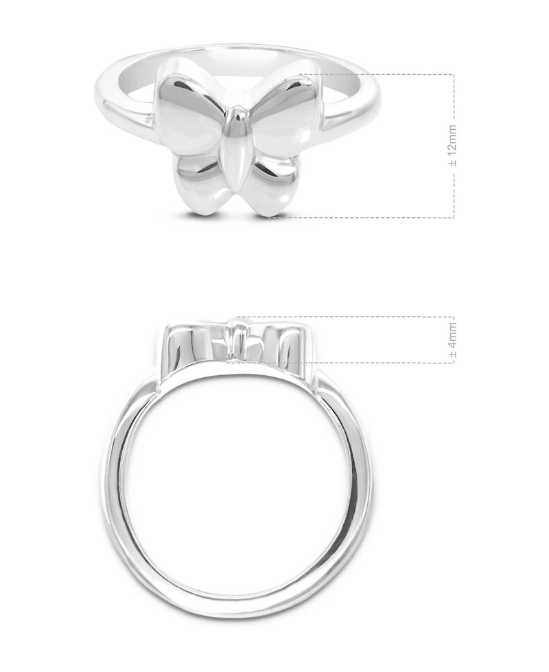 Devata Butterfly Ring in Sterling Silver