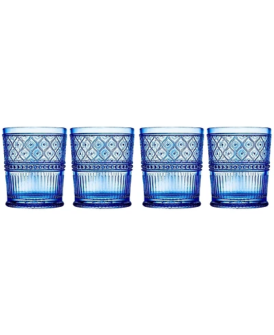 Godinger Claro Double Old-Fashioned Glasses, Set of 4