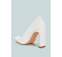 Shacarri Faux Leather Pumps