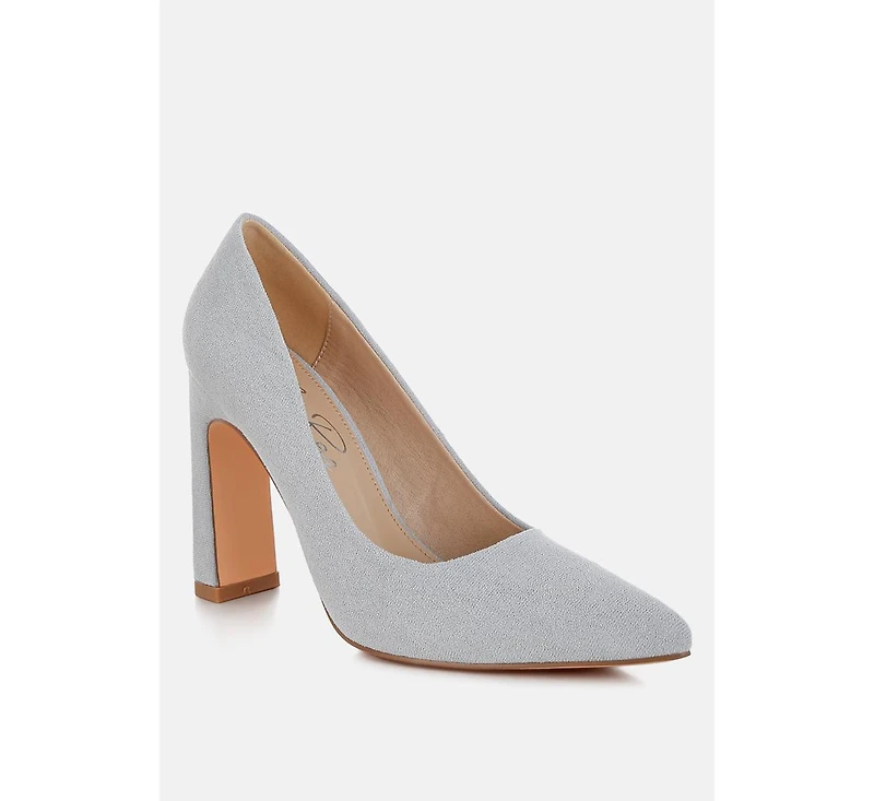 Uboa Slim Block Heel Pumps