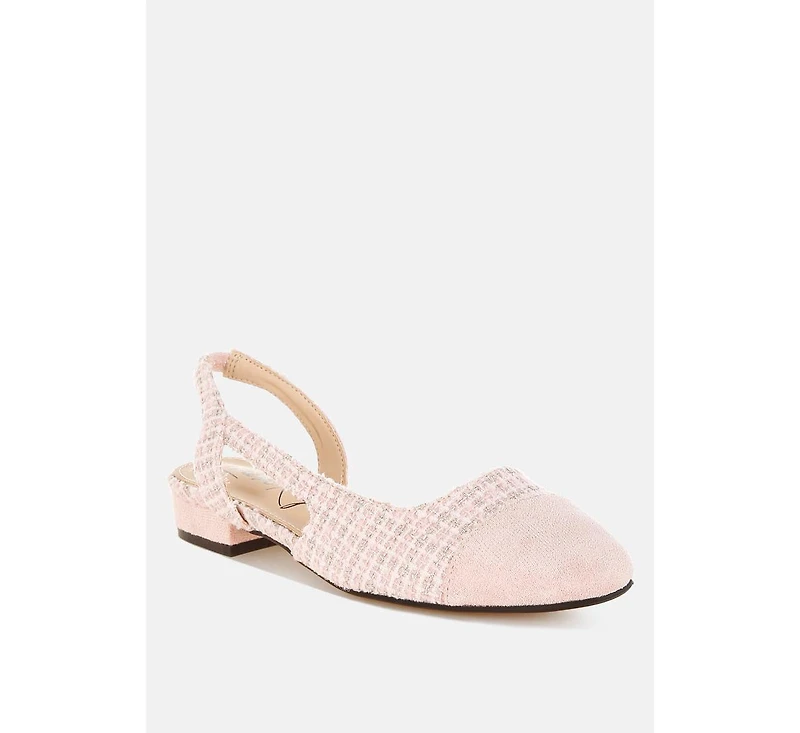 Karita Tweed Slingback Sandals Women