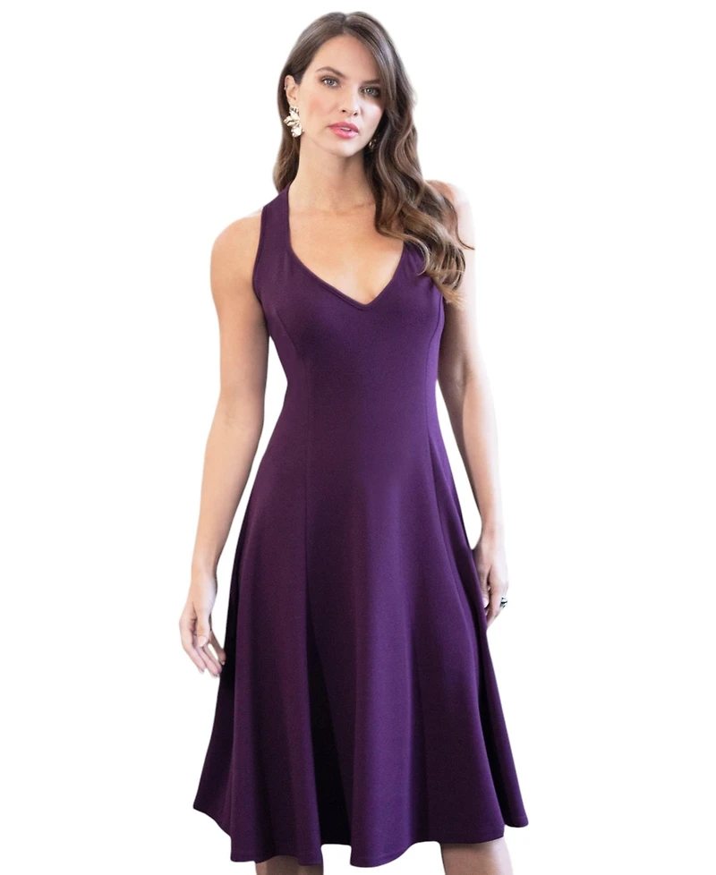 HotSquash London Women's Sleeveless A-Line Dress