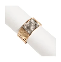 Embellished Cluster Cuff Bracelet
