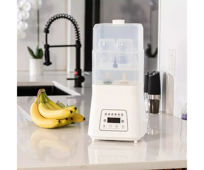 Sperric Premium Baby Bottle Sterilizer and Dryer, Fast Bottle Steamer & Newborn Bottle Cleaner, Efficient Bottle Sterilization Baby Bottle Steam Steri