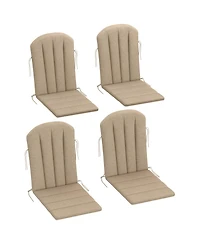 Outsunny 4PCS Adirondack Chair Cushion, Outdoor Cushions,