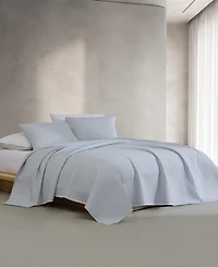 Closeout! Calvin Klein Mini Channel Stitch Solid 3-Pc. Quilt Set