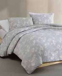 Closeout! Calvin Klein Eternity Floral Cotton Gauze 3-Pc. Comforter Set