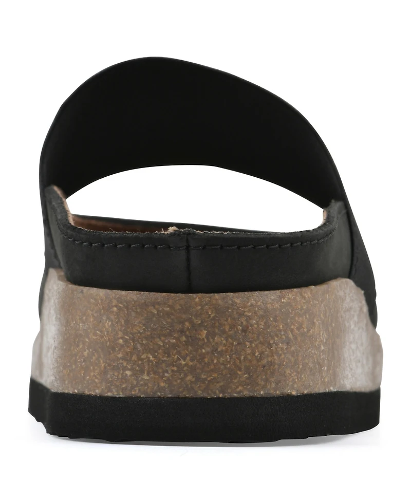 White Mountain Women's Bassi Round Toe Mules