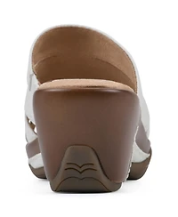 White Mountain Women's Valora Slip-On Clog Sandals
