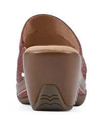 White Mountain Women's Valora Slip-On Clog Sandals