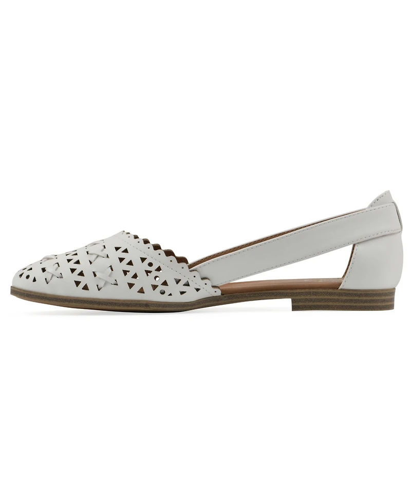 White Mountain Women's Nobler Pointed Toe Flats