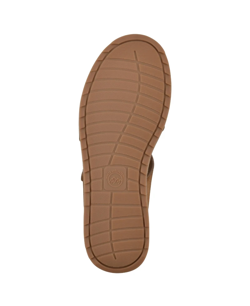 White Mountain Women's Gelato Round Toe Wedge Sandals