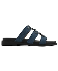 White Mountain Women's Koala Slip-On Flat Sandals