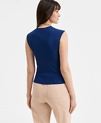 On 34th Women's Knit Scoop-Neck Raglan-Cap-Sleeve Top