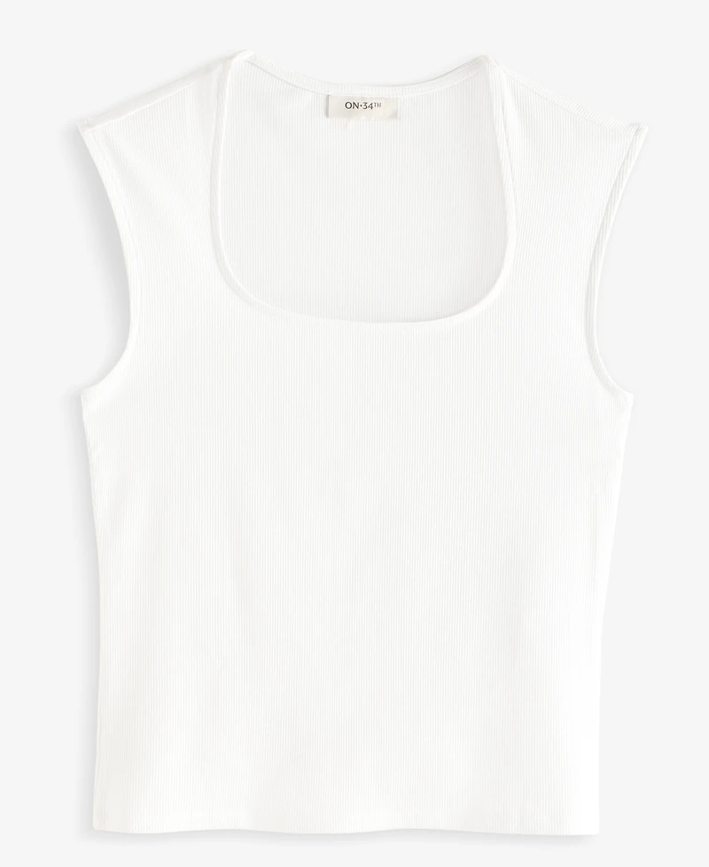 On 34th Women's Knit Scoop-Neck Raglan-Cap-Sleeve Top