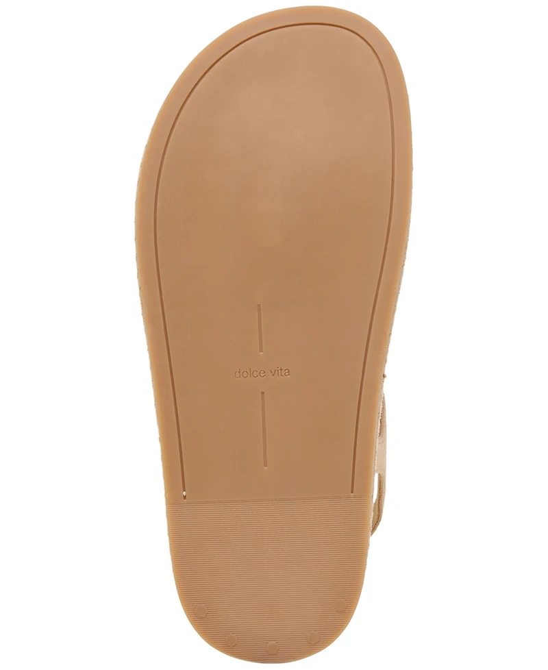 Dolce Vita Women's Stefan Toe Ring Thong Jewelry Footbed Flat Sandals