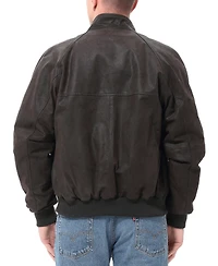 Landing Leathers Men's Men Wwii Distressed Leather Bomber Jacket