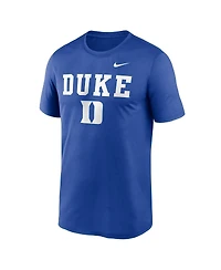 Nike Men's Royal Duke Blue Devils Lockup Legend Performance T-Shirt