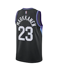 Jordan Men's and Women's Lauri Markkanen Black Utah Jazz 2024/25 Swingman Jersey - Statement Edition