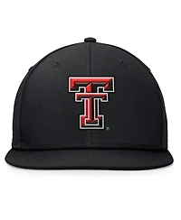 Top of the World Men's Black Texas Tech Red Raiders Fundamental Snapback Hat