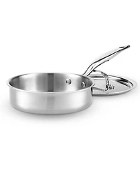 Heritage Steel Titanium Series Fully Cladded 1.5-Quart Mini Saute Pan with Lid