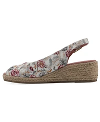 White Mountain Women's Maize Espadrille Wedge Sandals