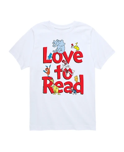 Dr. Seuss Big Boys Love to Read Graphic T-Shirt
