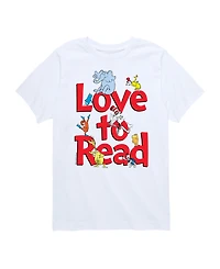 Dr. Seuss Big Boys Love to Read Graphic T-Shirt