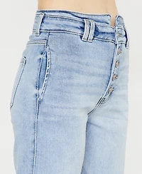 Kancan Women's Holly High Rise Slim Flare Jeans